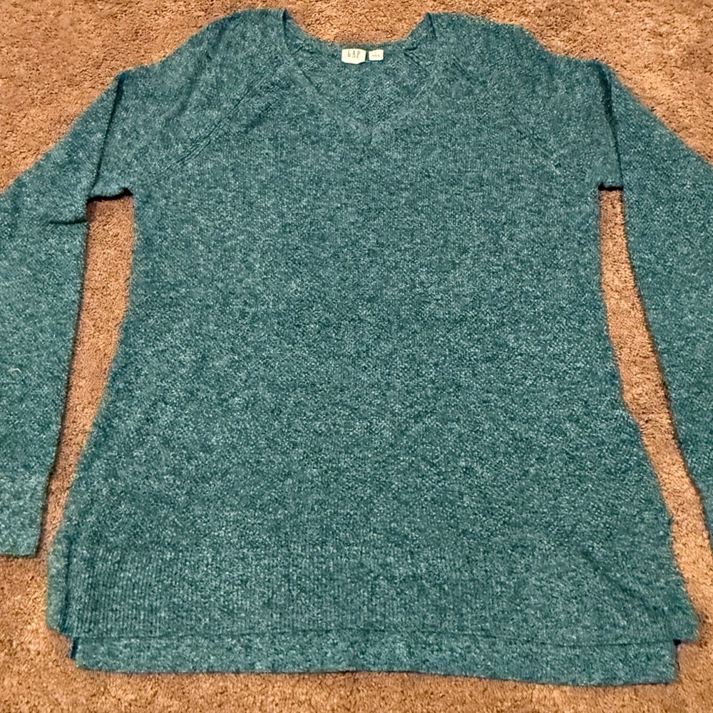 GAP Teal Knit Sweater
